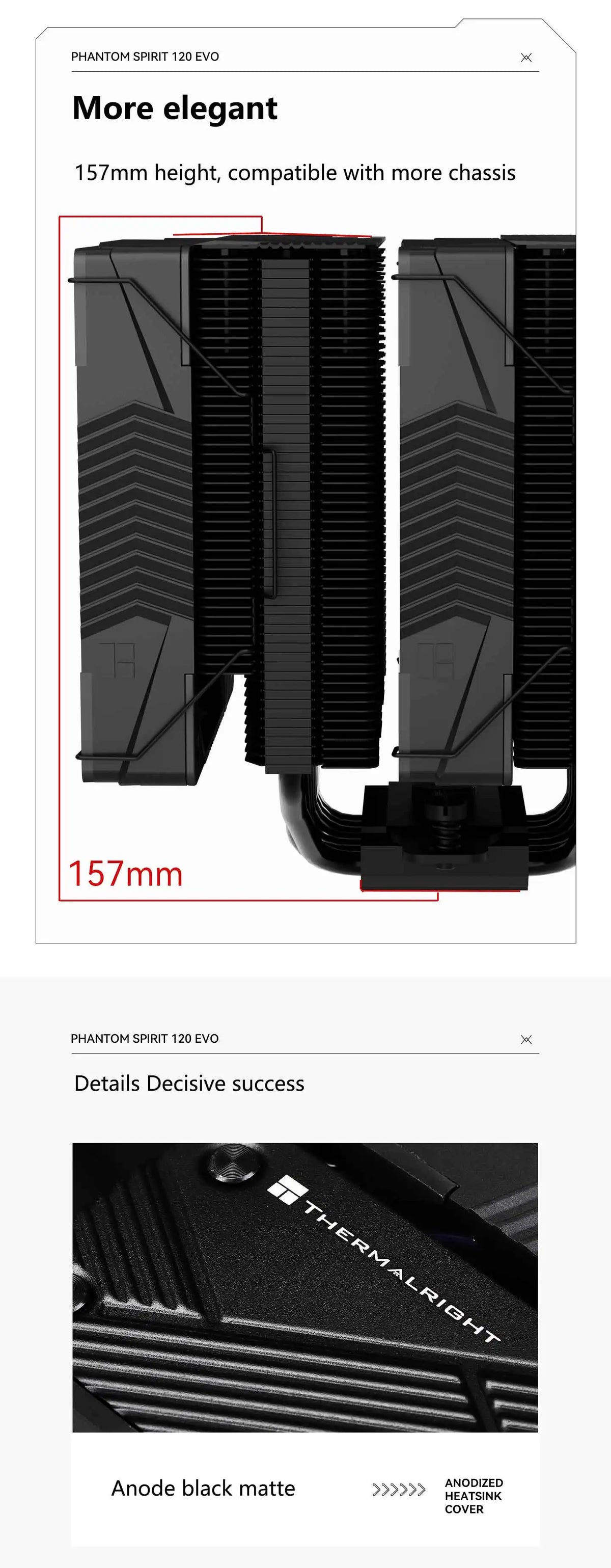 Thermalright Phantom Spirit 120 Evo Cpu Wind -Cooler