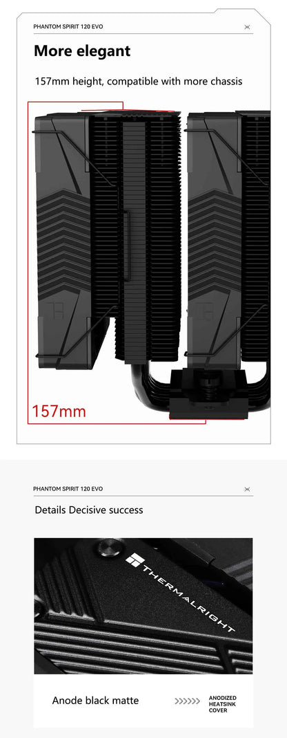 Thermalright Phantom Spirit 120 Evo Cpu Wind -Cooler