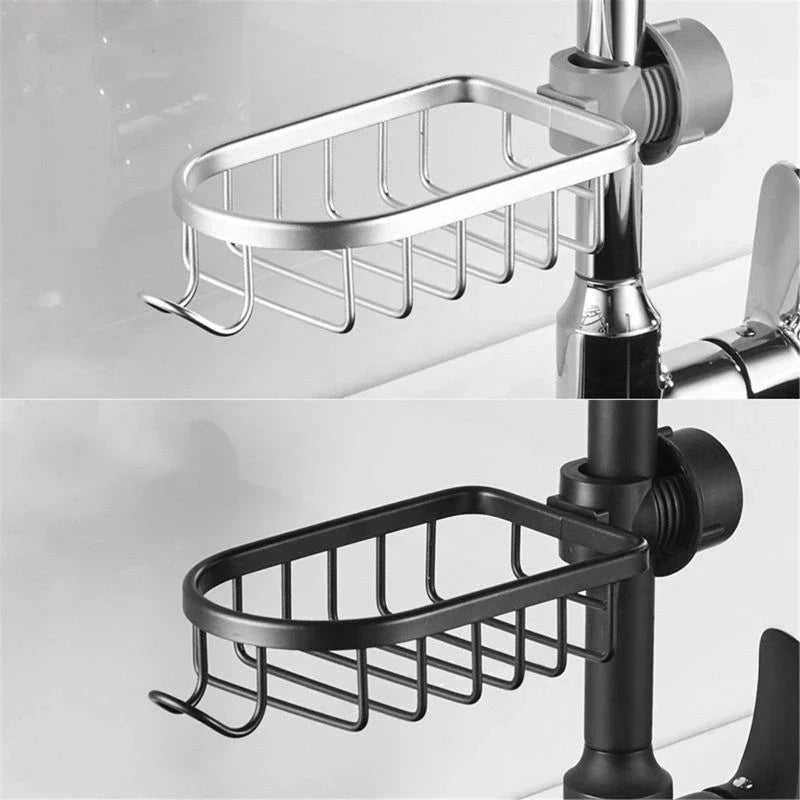 Sink Faucet Shelf Bathroom Shelf Soap Sponge Drain