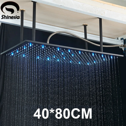Shinesia Led Bathroom Shower Faucet 40 80cm Large