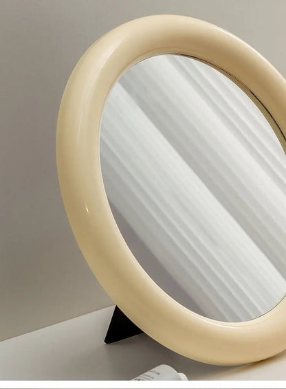 Nordic Round Glass Mirror Wall Mirror Desktop Mirror