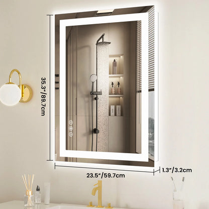 Jhk 36 24 Led Bathroom Vanity Mirror Wall