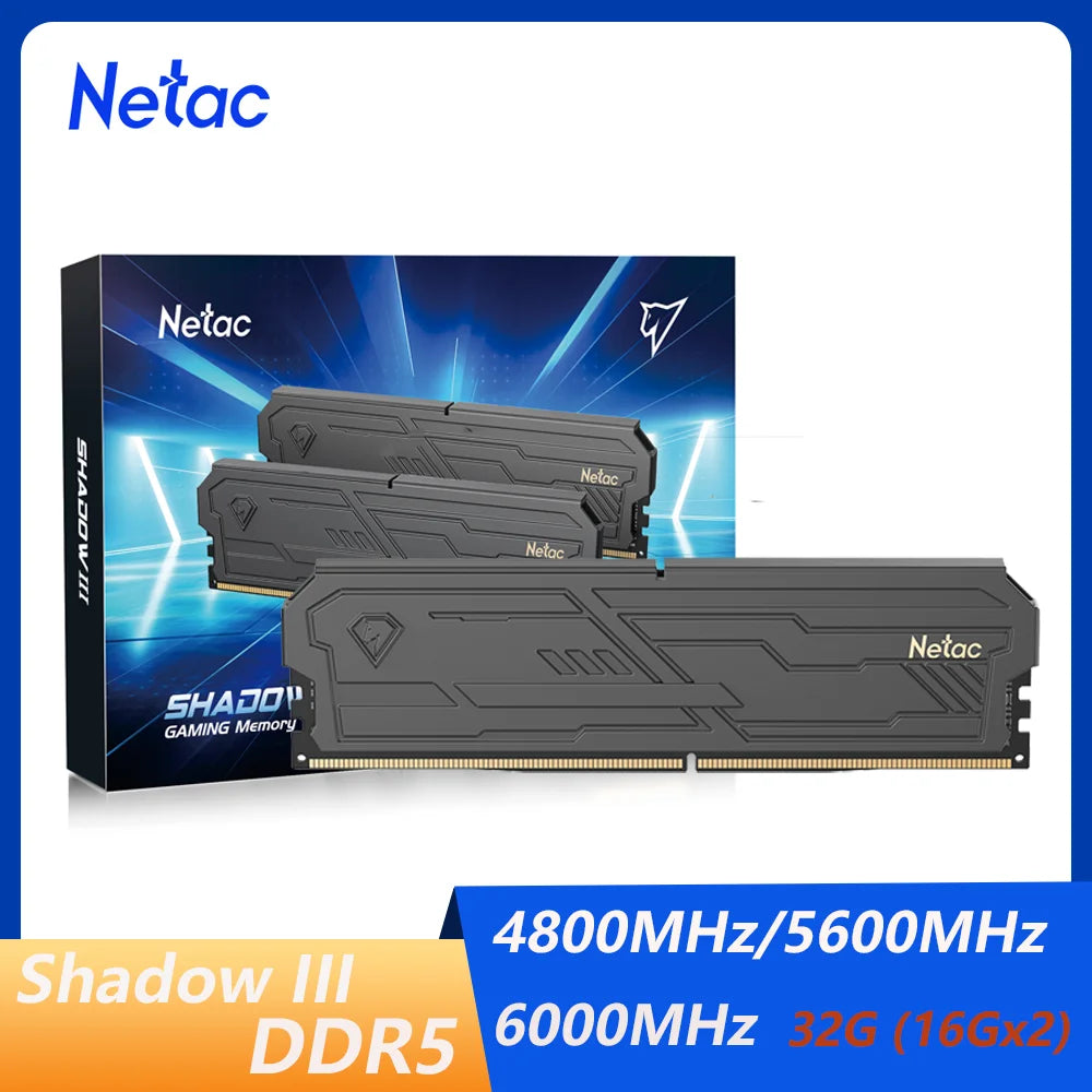Netac Ddr5 32gb 16gbx2 Memoria Ram Ddr5 4800mhz