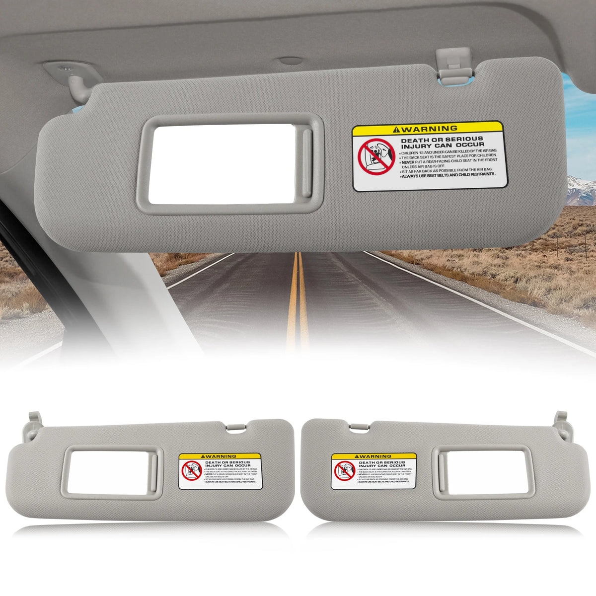 Car Sun Visor Fit Hyundai Elantra 2011-2015 Vanity