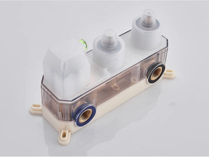 Brushed Gold Thermostatic Shower Mixer Valve Brass 3-Ways