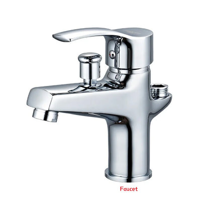 Basin Faucet Bathroom Bathtub Shower Faucet Handheld Shower