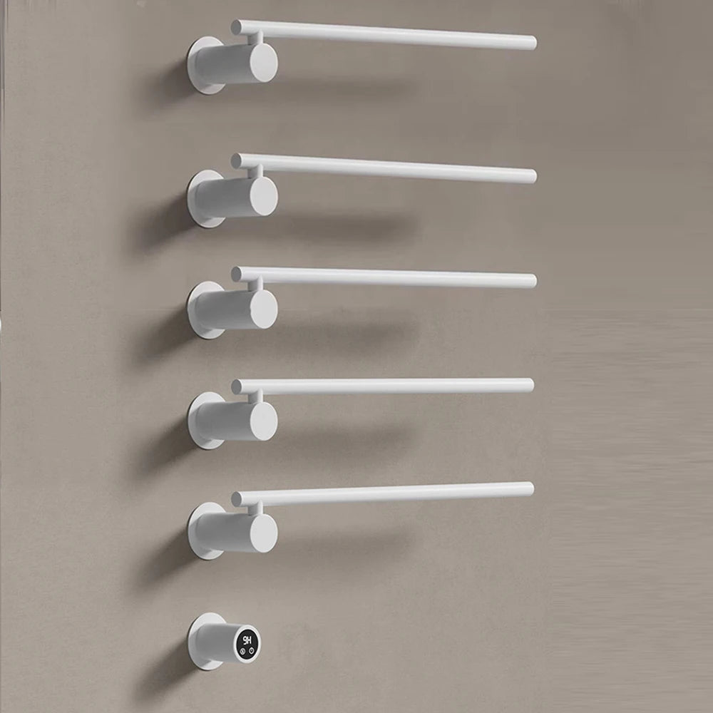 Smart Heated Towel Rack Bathroom Towel Warmer Timer