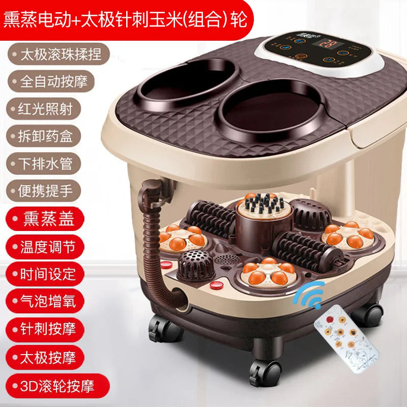 Smoked Foot Bath Full Automatic Electric Heating Washbasin