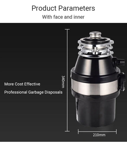 Divedeer Food Waste Disposer 220v/560w Food Residue Pulverizer