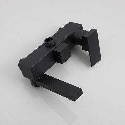 Sinlaku Rainfall Bathroom Shower Faucet Rack Shelf Bathtub