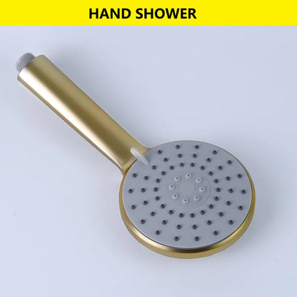 Slide Bar Hand Shower Brushed Matt Gold Functions