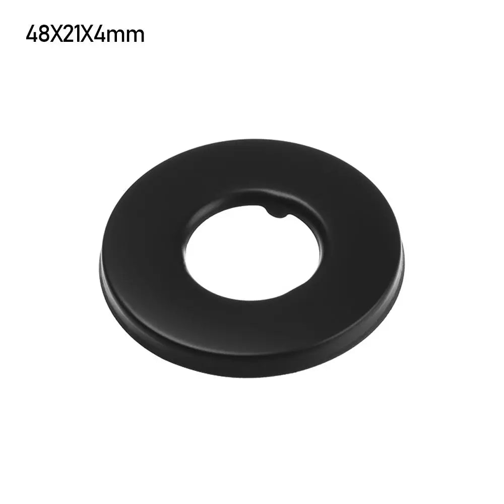 1pcs Black Shower Faucet Decorative Cover Chrome Finish