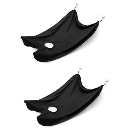 1-6pcs Men Beards Shaving Aprons Creative Wall Mirror