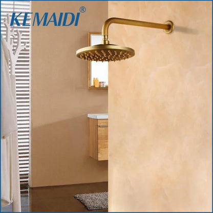 Kemaidi Antique Brass/Black Bathtub Basin Shower Mixer Tap