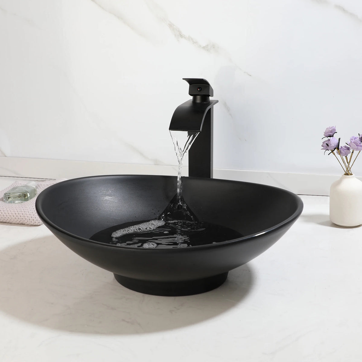 Kemaidi Bathroom Sink Vessel Sink Basin Above Counter