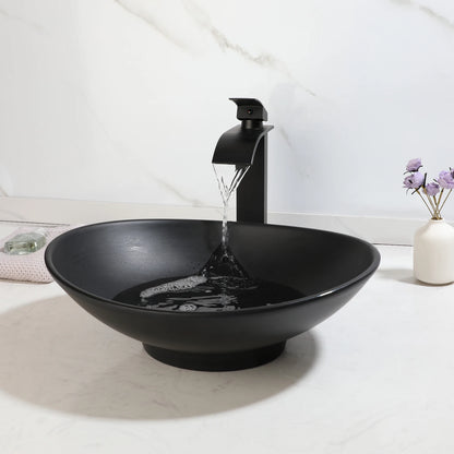 Kemaidi Bathroom Sink Vessel Sink Basin Above Counter