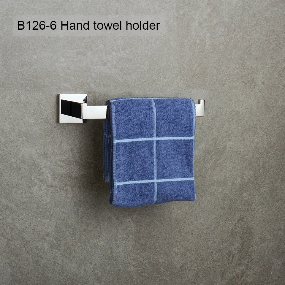 Stainless Steel Bathroom Hardware Mirror Chrome Polished Towel
