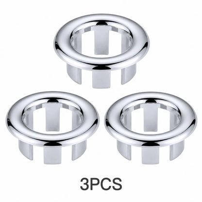 1-20pcs Round Basin Overflow Cap Sink Drain Cover