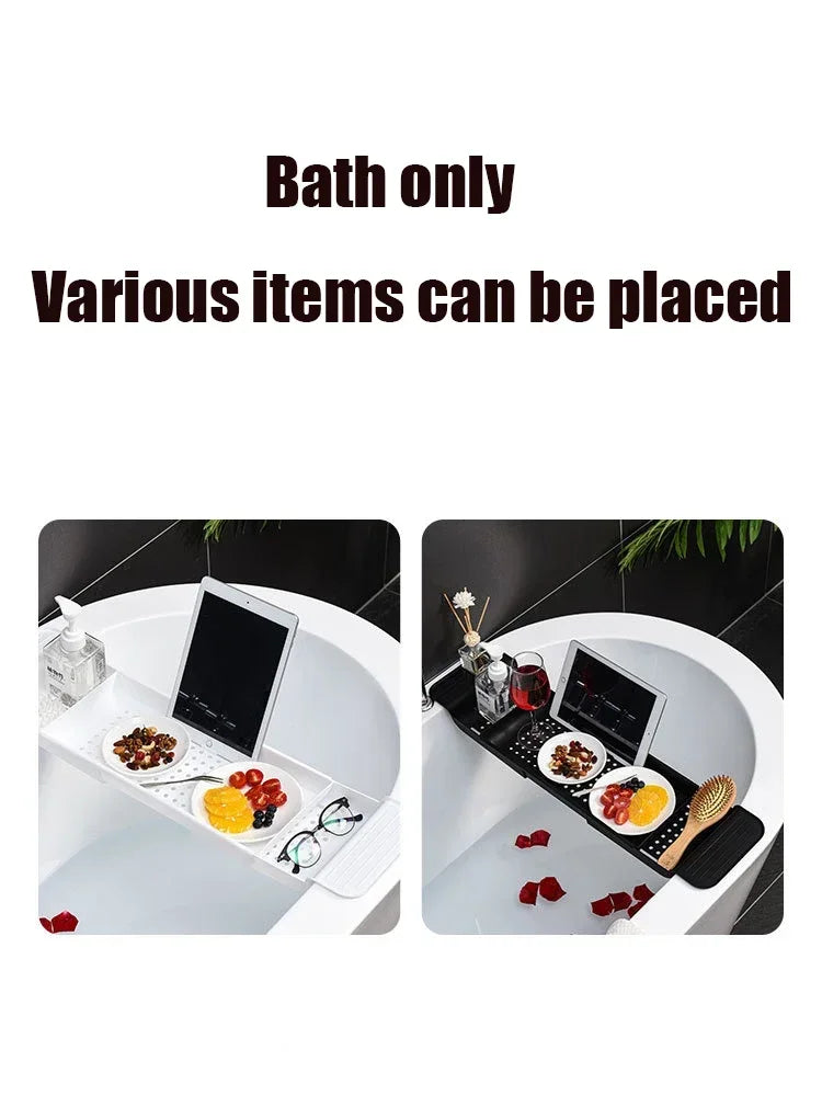 Bathtub Shelf Extendable Bathroom Bathtub Tray Shower Caddy