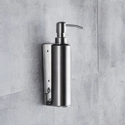 Black Liquid Soap Dispenser Shampoo Hotel Bathroom Wall