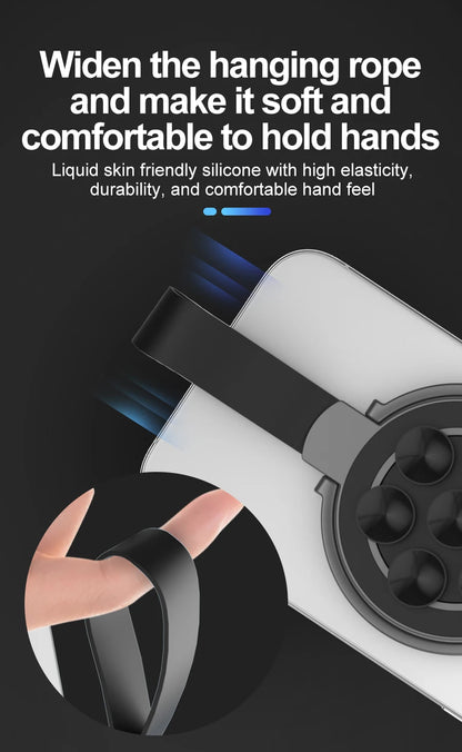 Magnetic Bracket Ring Buckle Phone Stand Silicone Suction