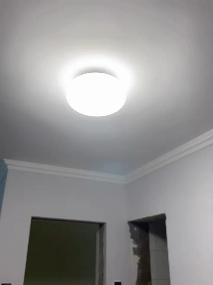 Modern White Wall Lamp Ball Glass Wall Sconce