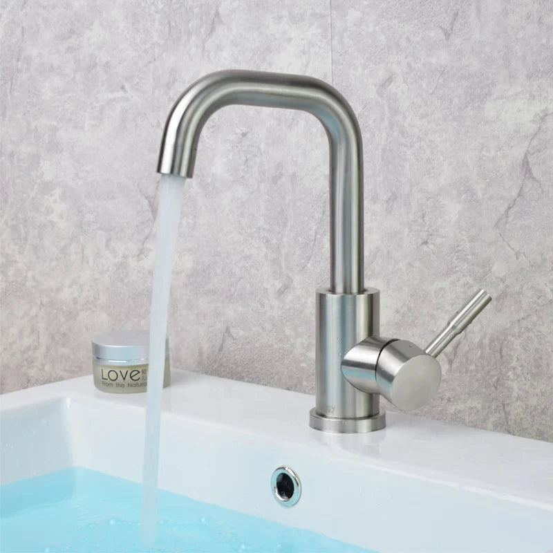 Bathroom Basin Faucet 304 Stainless Steel Cold Wash