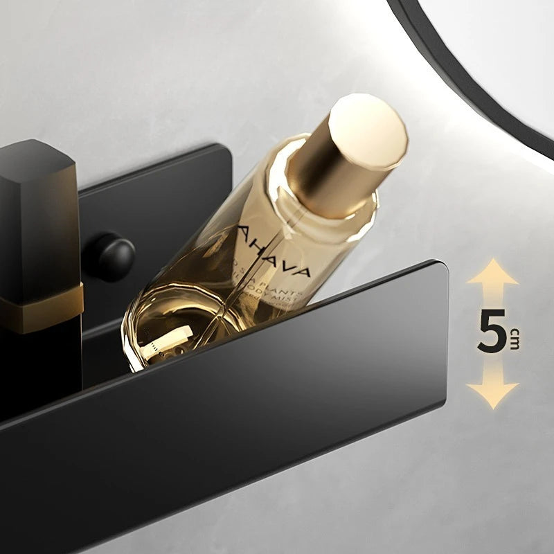 Luxury Minimalist Black Bathroom Rack Towel Rack -