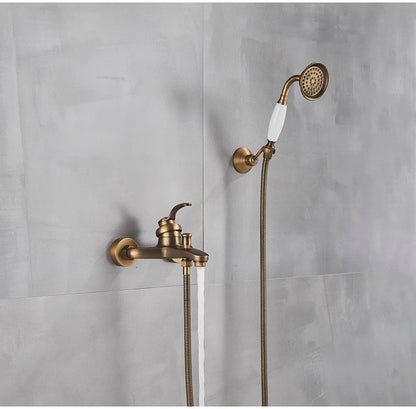 Poiqihy Wall Mounted Hand Held Shower Head Kit
