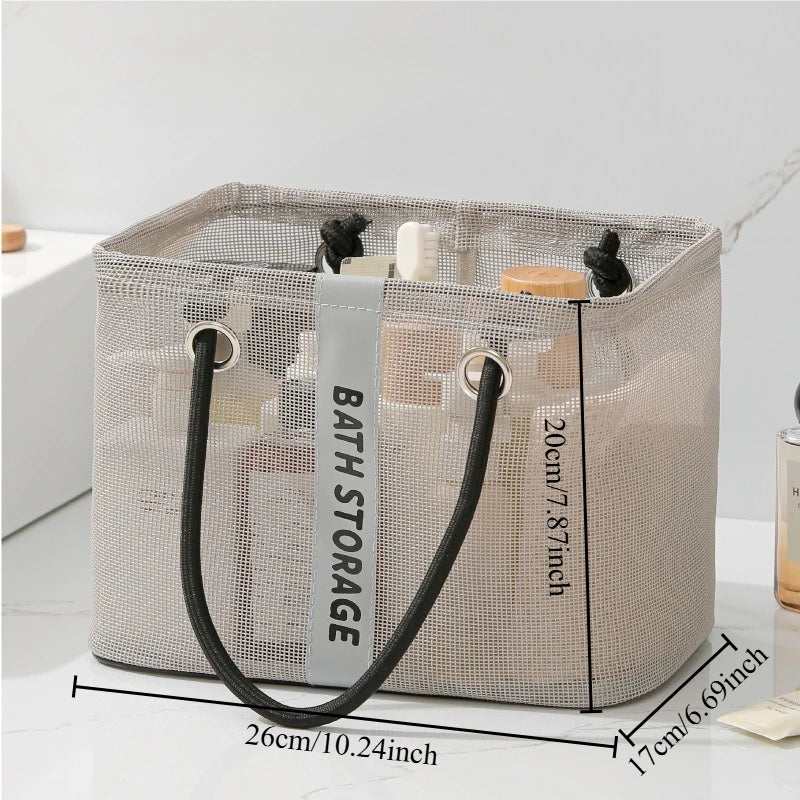 Large Mesh Shower Caddy Wide Mouth Quick Dry