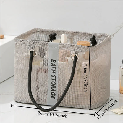 Large Mesh Shower Caddy Wide Mouth Quick Dry
