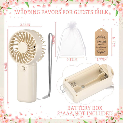 10-100pcs Bulk Small Wedding Fans Guests Handheld Fan
