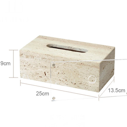 Travertine Bathroom Luxury Soap Dish Soap Dispenser Tissue