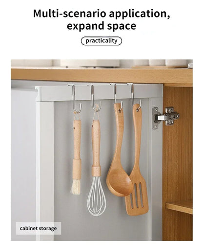 Stainless Steel Hook Double S-Shape Hook Punching Bathroom