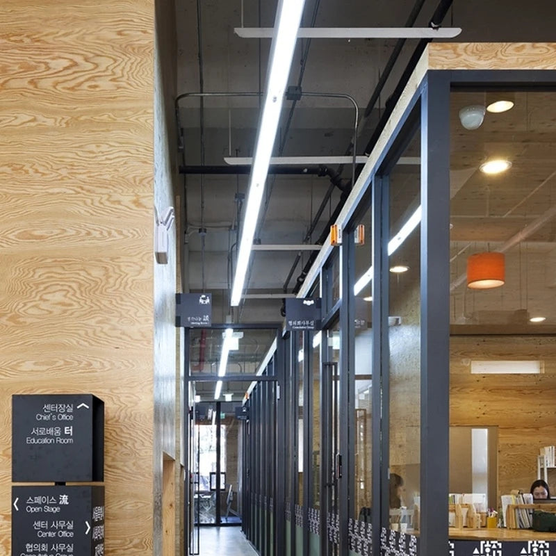 Three-Sided Glowing Led Aluminum Profile Tube Lamp Surface