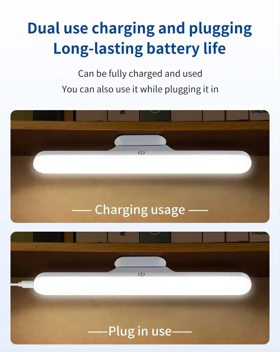 Led Makeup Mirror Light Rechargeable Stepless Dimming Magnetic