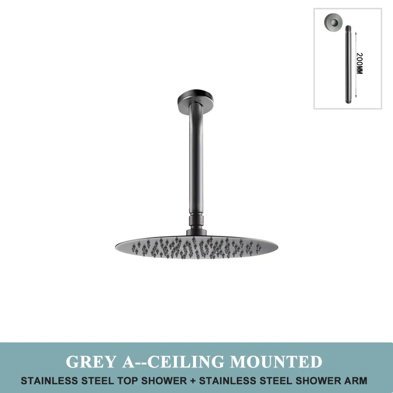 White Black Gold High Quality 8/10 Inch Stainless