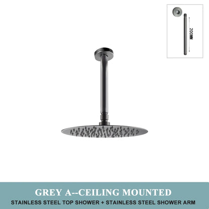 White Black Gold High Quality 8/10 Inch Stainless