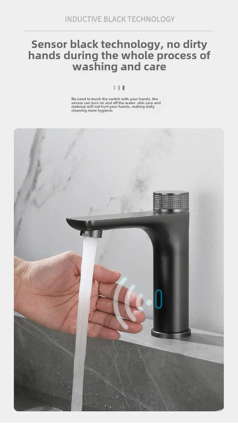 304 Stainless Steel Cold Water Basin Faucet Infrared