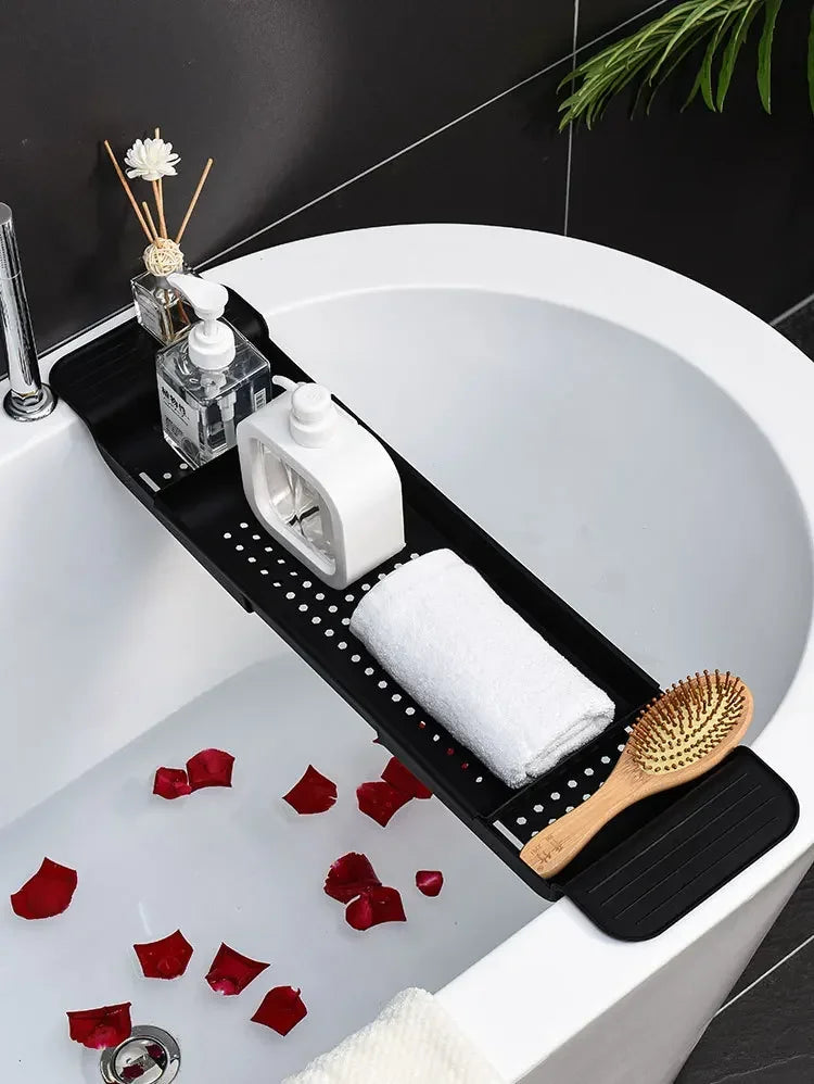 Bathtub Shelf Extendable Bathroom Bathtub Tray Shower Caddy