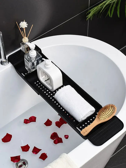 Bathtub Shelf Extendable Bathroom Bathtub Tray Shower Caddy