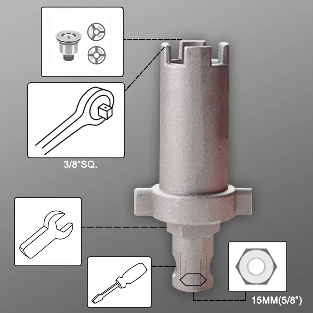 14 In Sink Faucet Wrench Plumbing Repair Handle