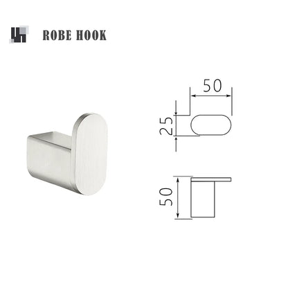 Bathroom Hardware Stainless Steel Bathroom Wall Mounted Towel