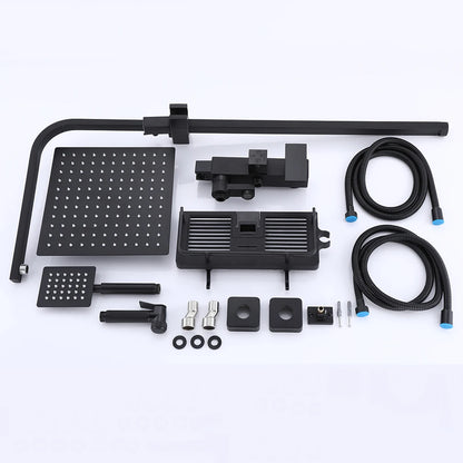 Matte Black Shower Faucet Rainfall High Quality All