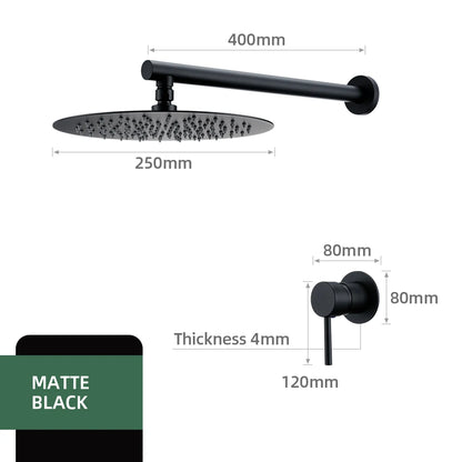 Bathroom Faucet Rose Gold Shower Wall Mounted 8/10/12