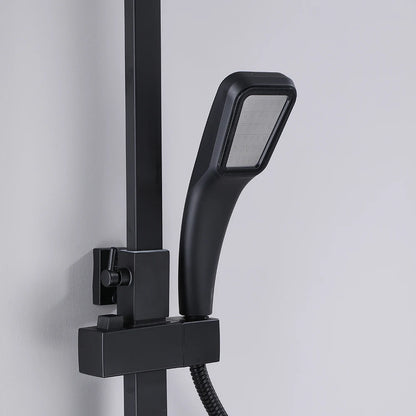 Matte Black Shower Faucet Rainfall High Quality All