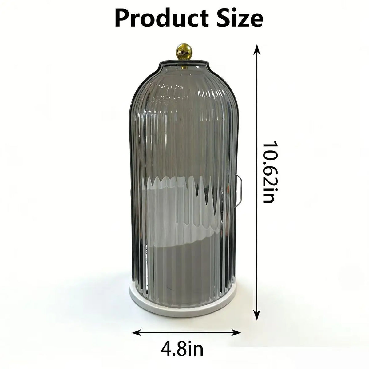 Rotating Dustproof Toothbrush Holder Organizer 360 Swivel