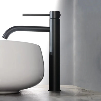 Brushed Gold Bathroom Basin Faucet Cold Mixer Water