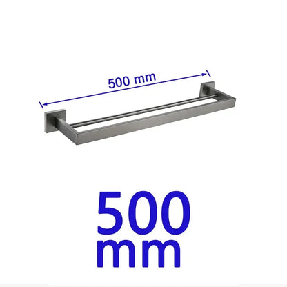 Gunmetal Stainless Steel Bathroom Accessorie Hardware Towel Rack