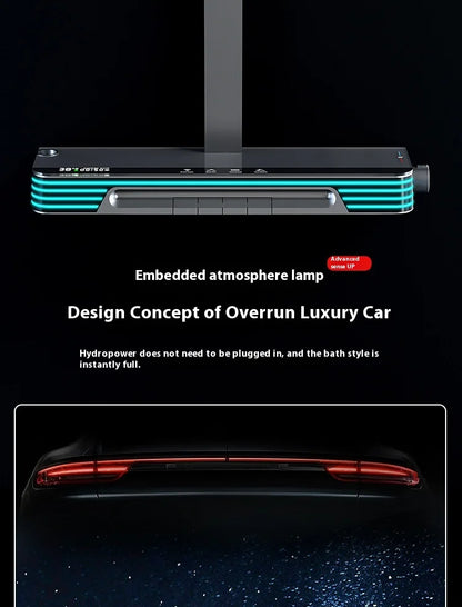 Back Spray Piano Digital Bathrooom Shower System Cold